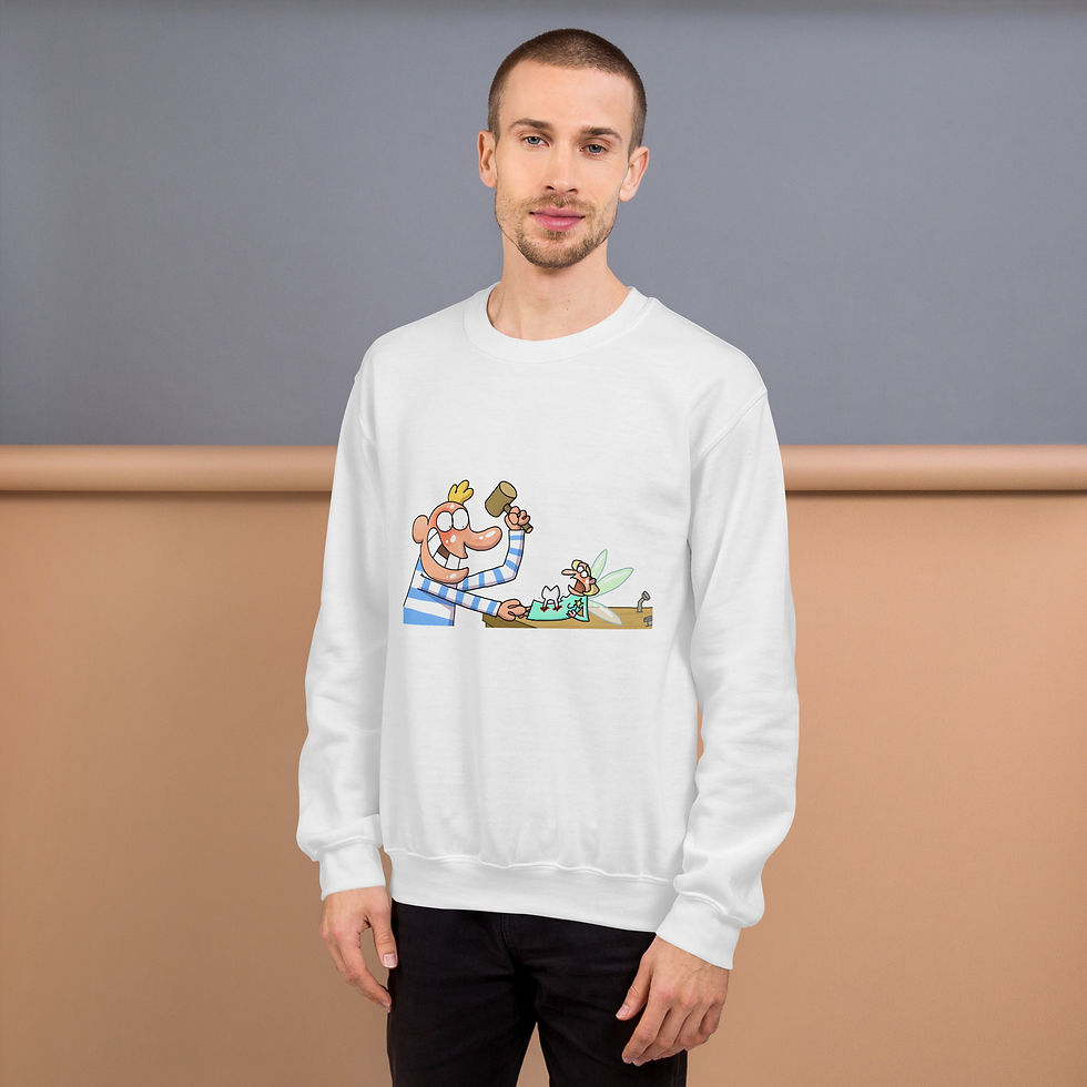 Thumbnail: Twisted Tooth Fairy Unisex Sweatshirt