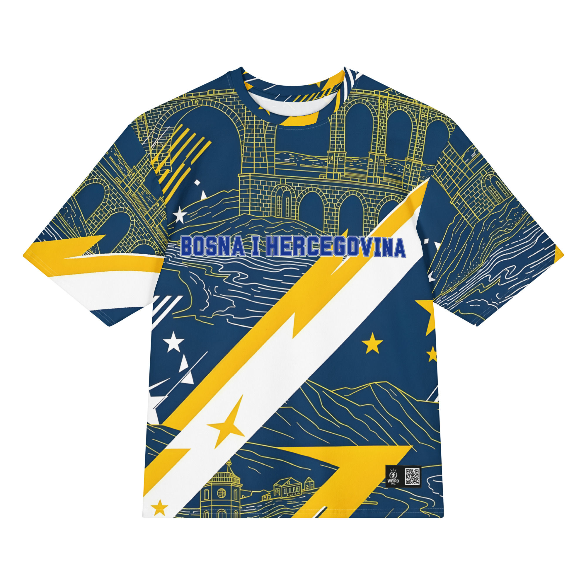 Bosnia World Cup 2026 Oversized cotton t-shirt