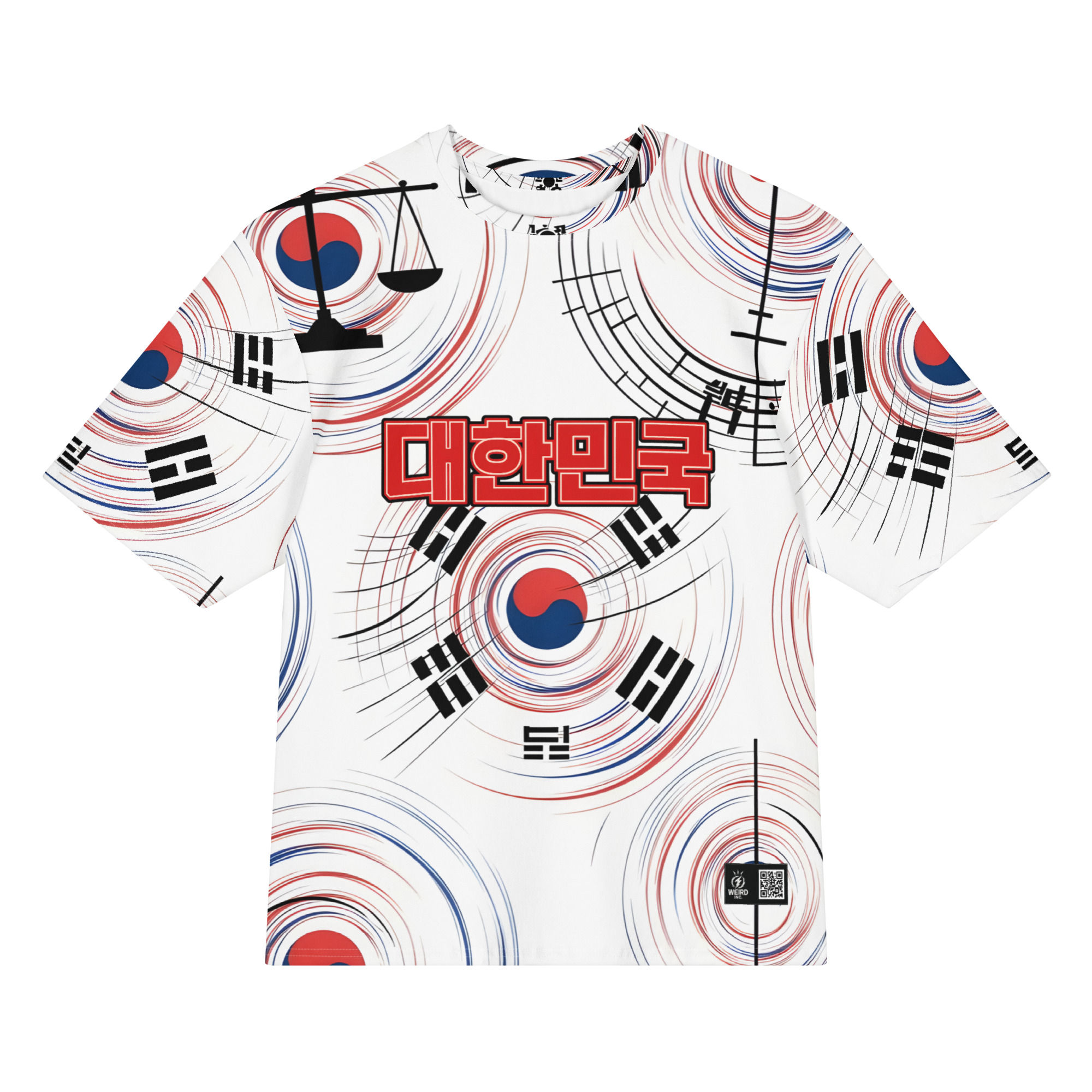 South Korea World Cup 2026 Oversized cotton t-shirt