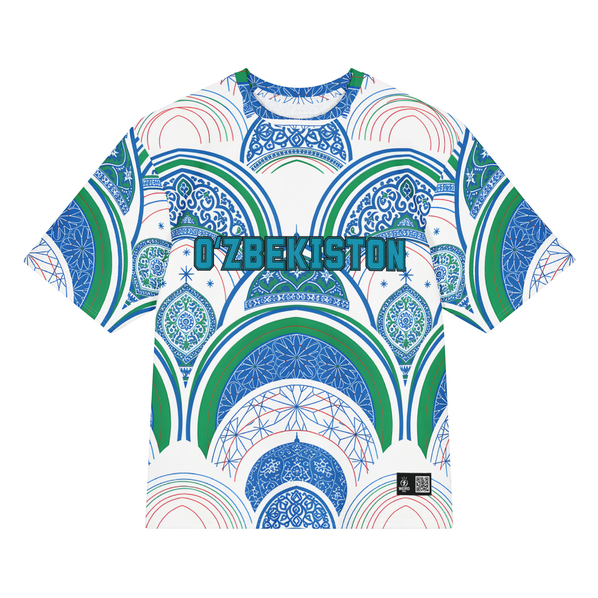 Uzbekistan World Cup 2026 Oversized cotton t-shirt