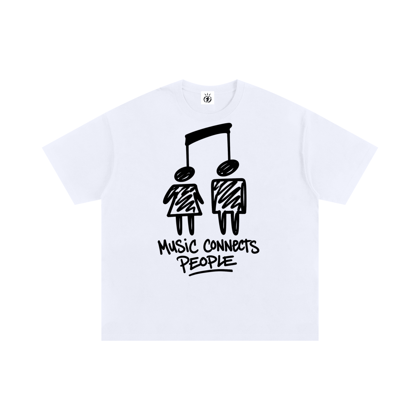 Music Unisex Oversized Cotton T-Shirt