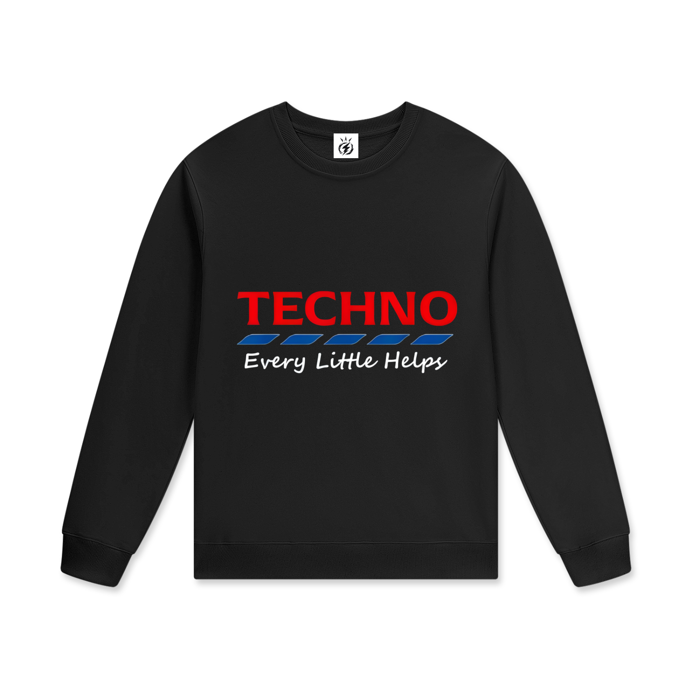 Techno Streetwear Unisex Cotton Pullover