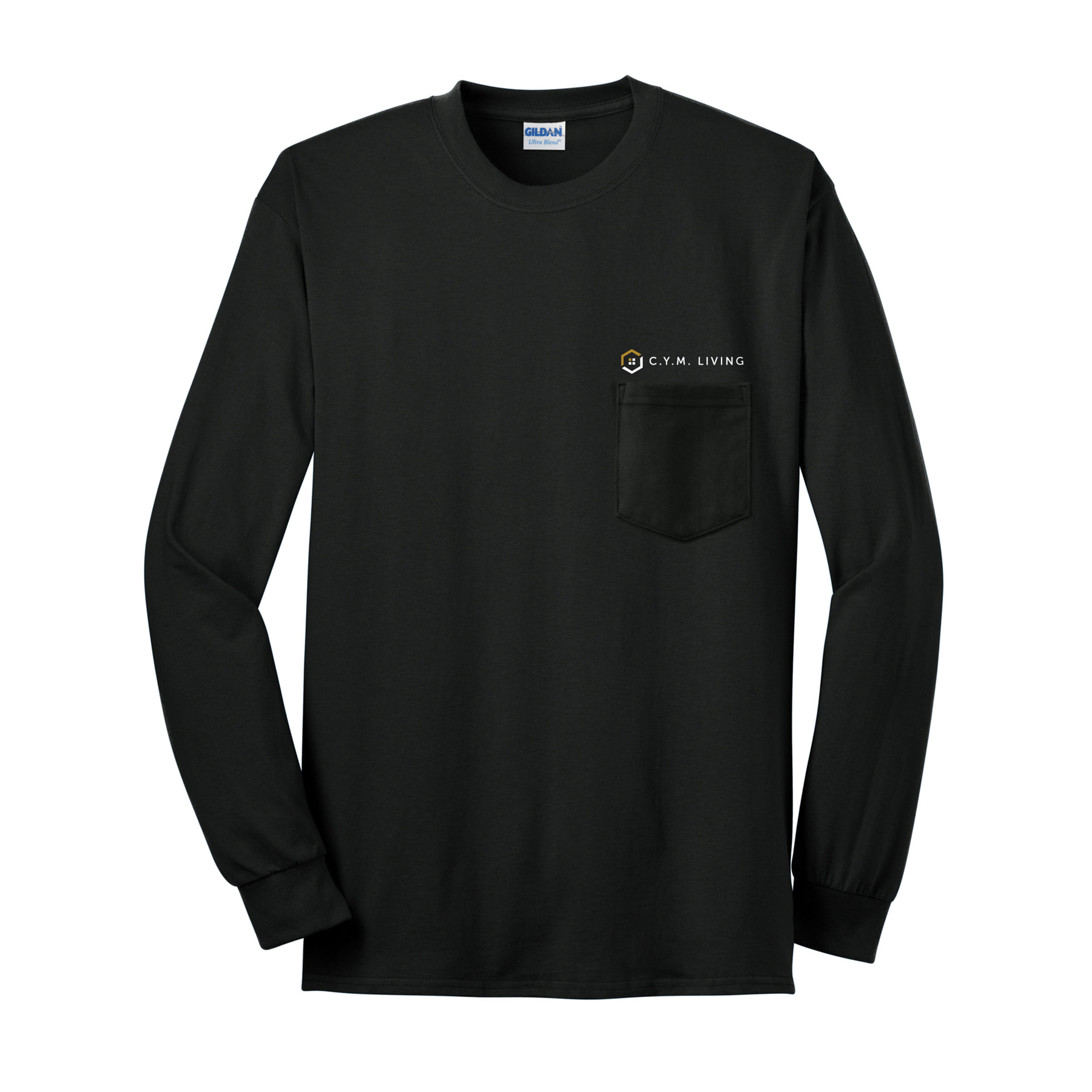 CYM Long Sleeve TShirt with Pocket