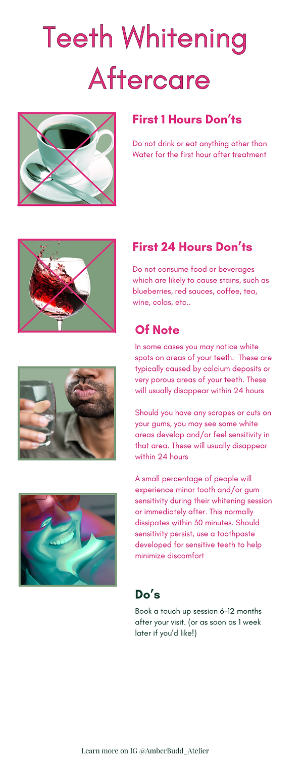 Teeth Whitening After Care