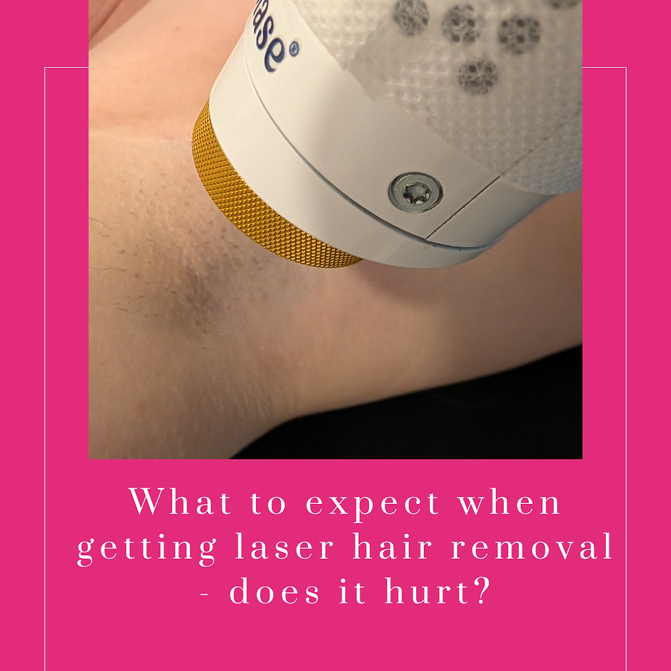 What to Expect When Getting Laser Hair Removal - does it hurt?