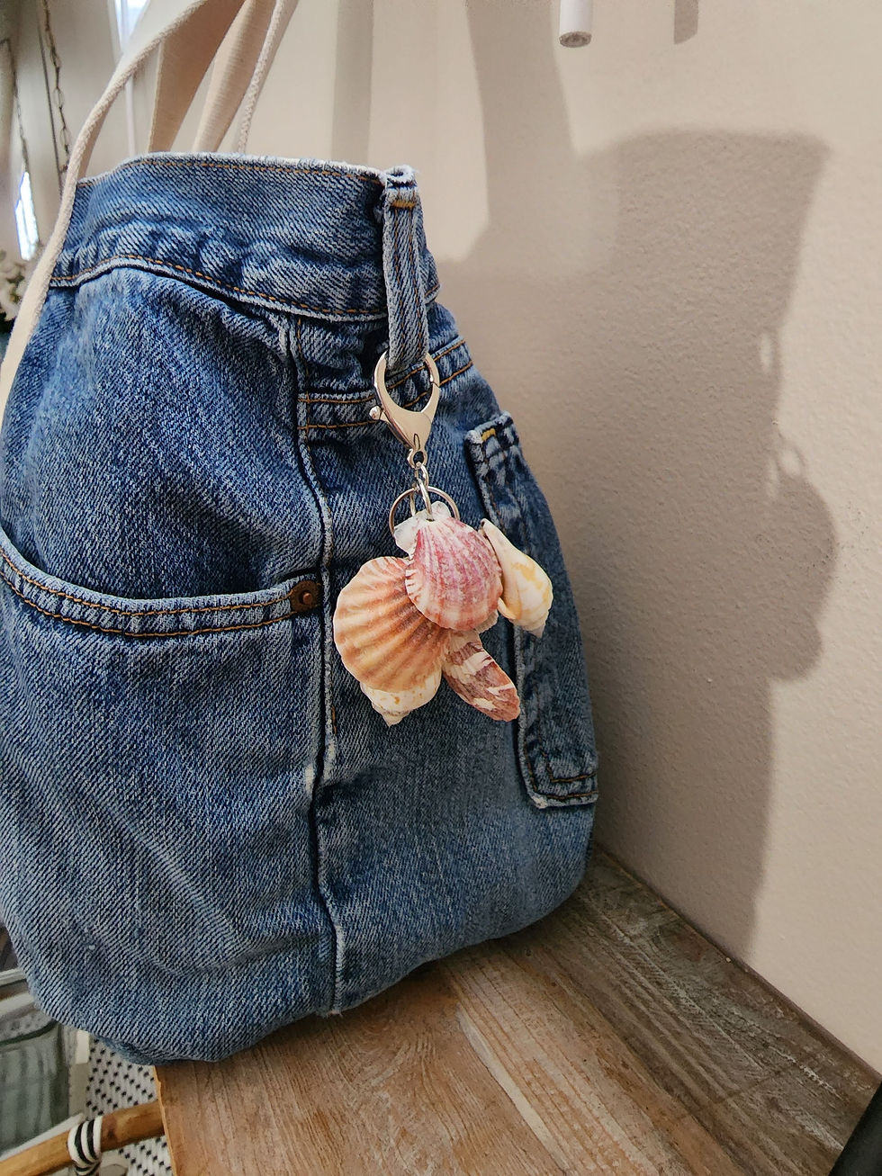 Thumbnail: Denim "Jeanius"  Recycled Jean Tote