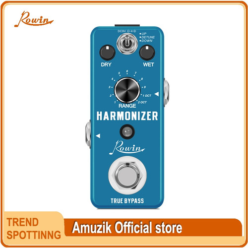 Rowin Guitar Harmonizer Pedal Digital Mgm Guitar Pedals