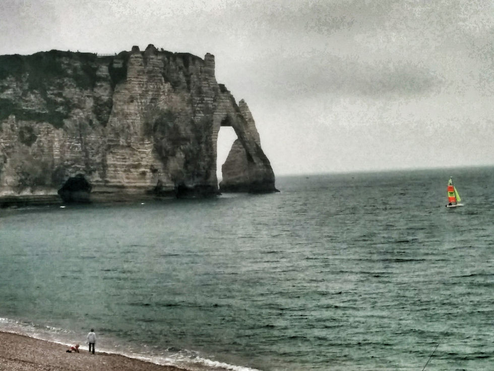 La Roche Percée in Normandy, France