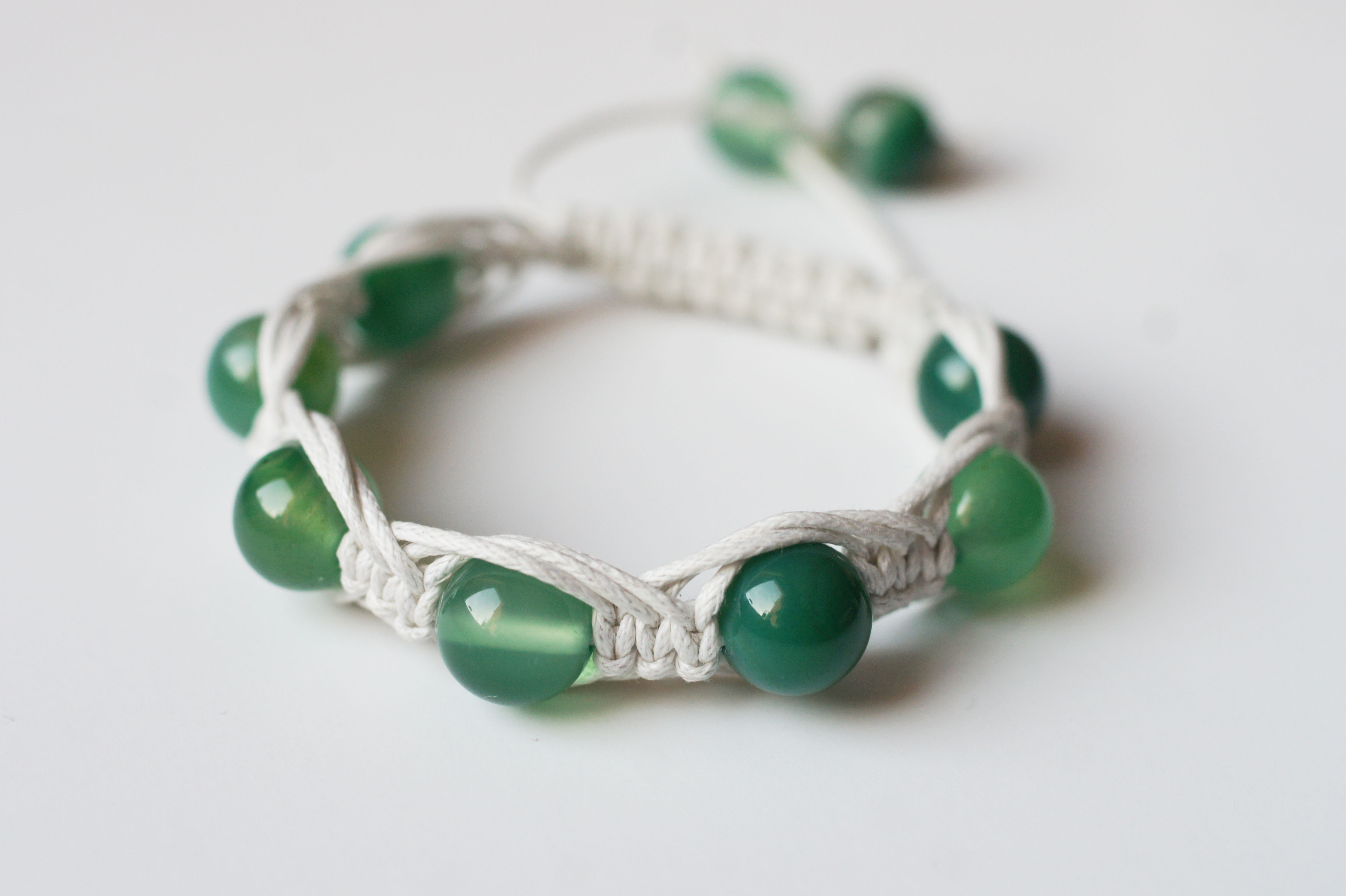 Браслет Шамбала "Зелёный рай"