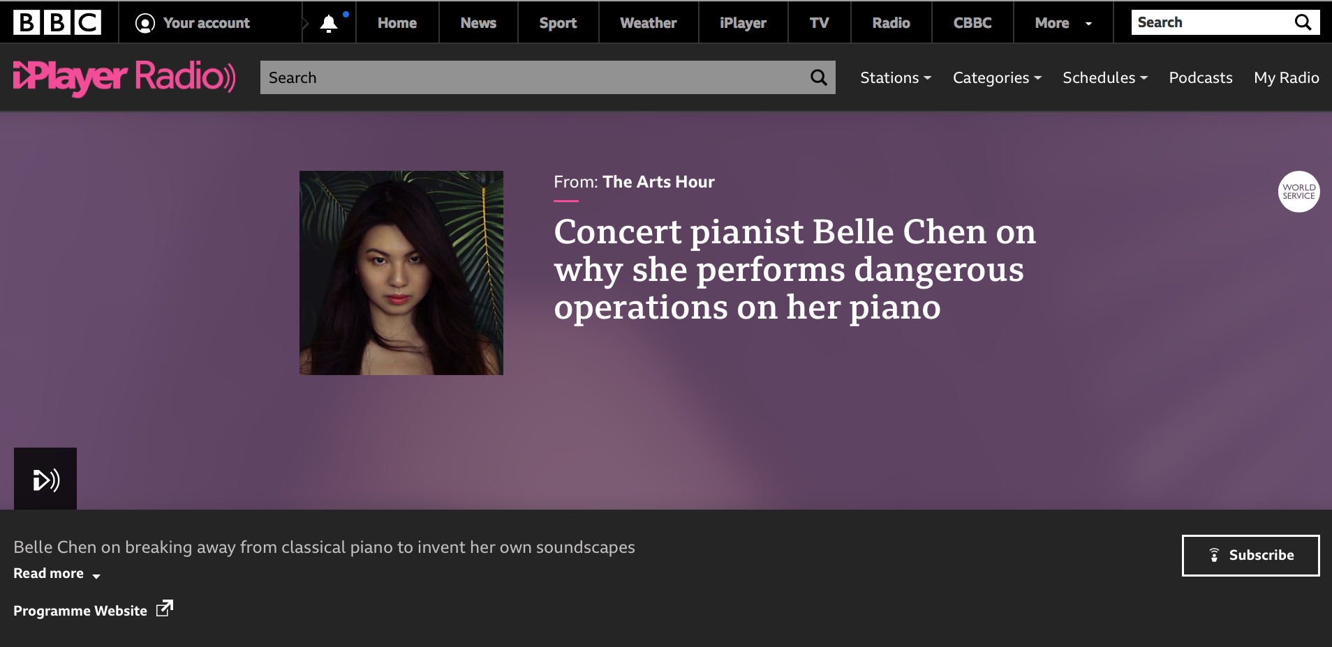BBC World Service: The Arts Hour