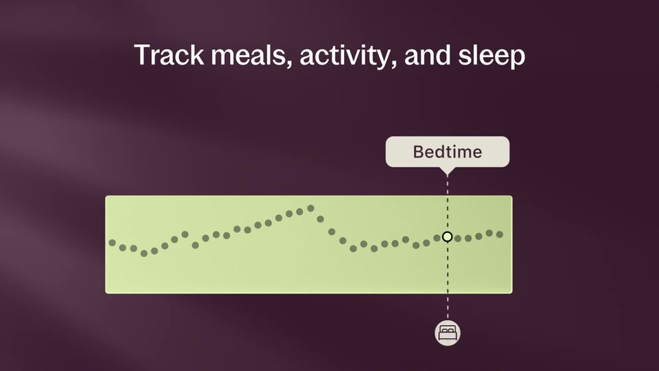 Stelo app glucose graph