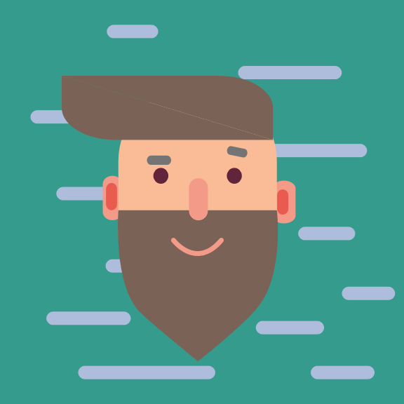 Cartoon Old Man