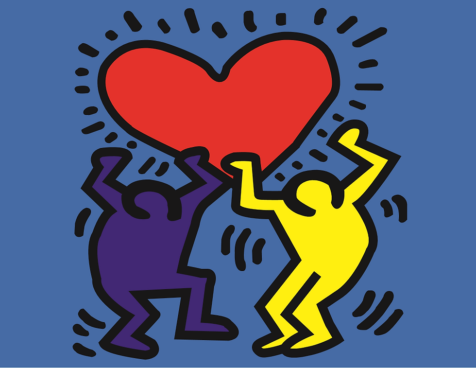 2 people with heart