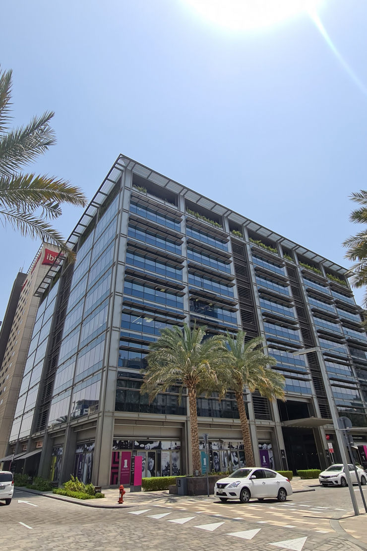 The Offices 1, LEED Gold Grade A commercial office tower in One Central development, Sheikh Zayed Road, Dubai