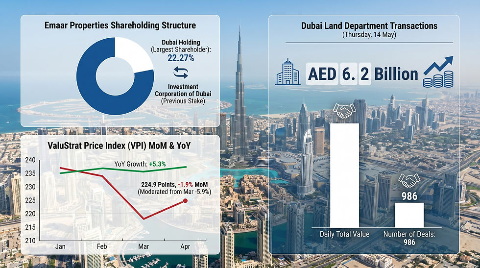 Dubai real estate is showing early signs of recovery in May 2026.