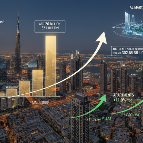 Dubai real estate market recorded AED 26 billion worth of transactions in the second week of December.