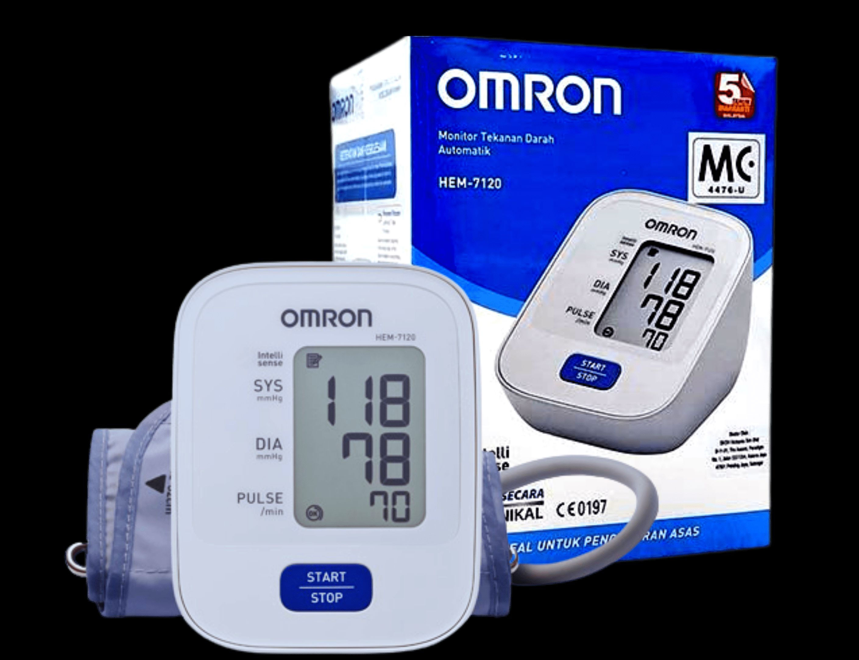 Blood Pressure Monitor Set  (Model : HEM-7120)