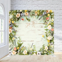 Rustic Flower Wall Backdrop
