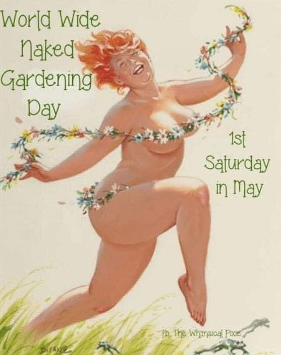 World Naked Gardening Day