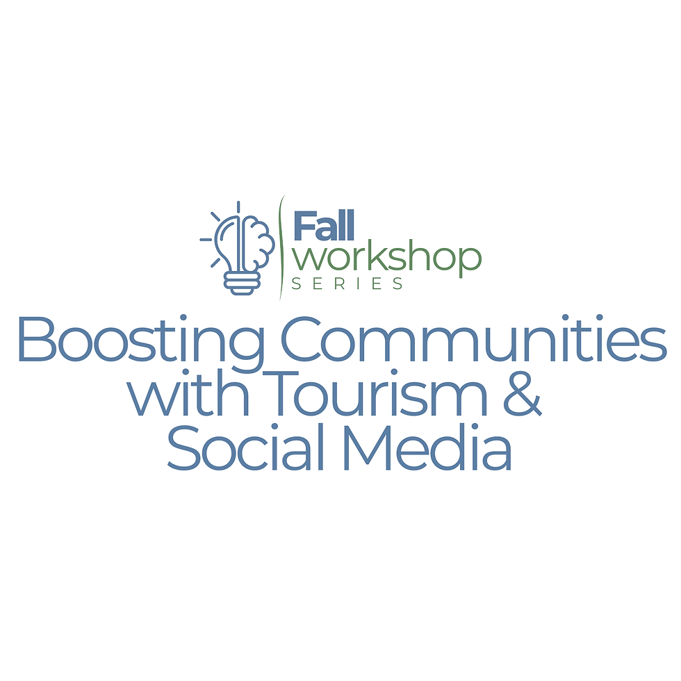 Boosting Communities with Tourism & Social Media