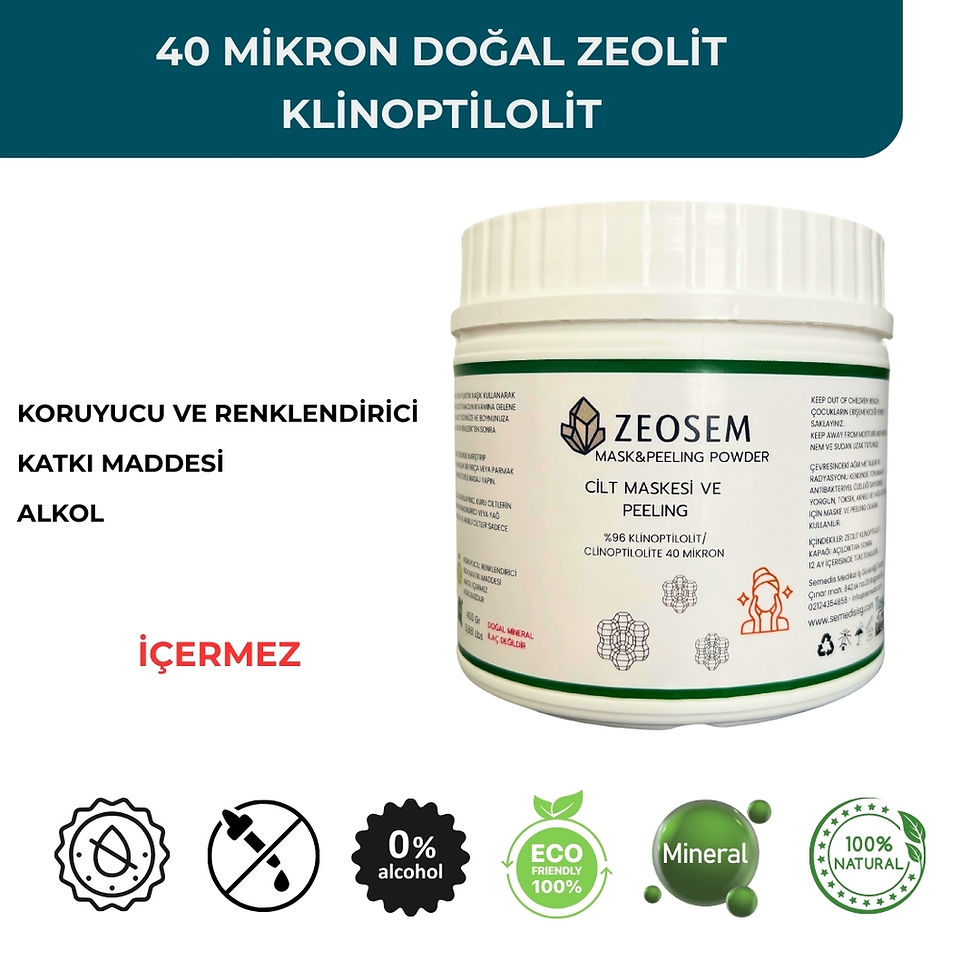 zeolit cilt maskesi
