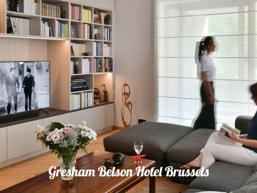 Woonkamer met sfeerverlichting