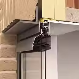 Verluchtingssystemen geïntegreerd in ramen en deuren