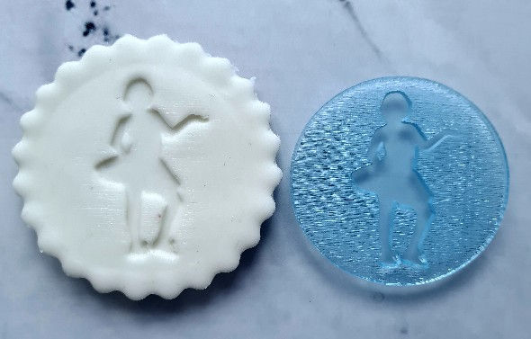 tap dancer inboss out outboss stamp