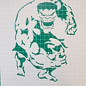 hulk stencil