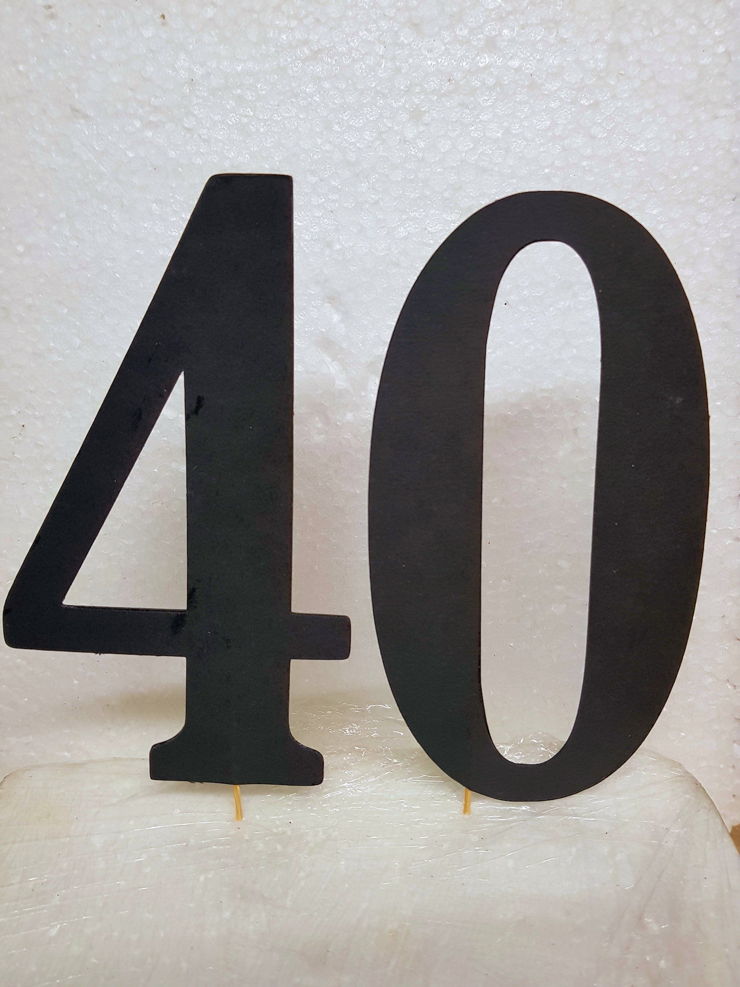 any number, made to order, Card topper for cakes and cupcakes