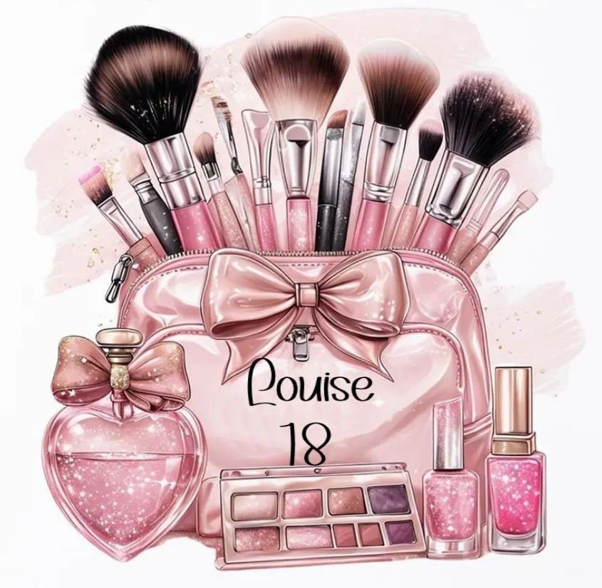 Personalised Makup bag icing or wafer print