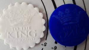 To the King inboss outboss stamp