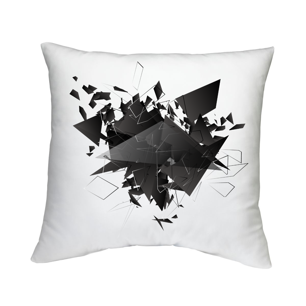 Abstract Broken glass pillow cover 40x40cm