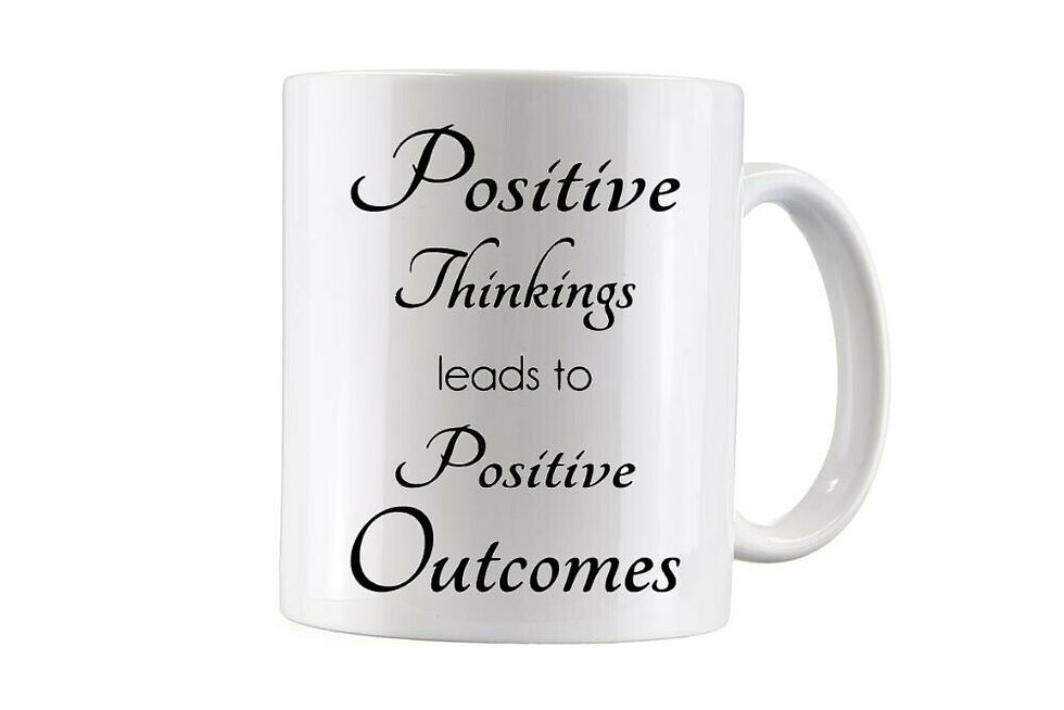 Positive things white, heat, or Blue 11oz cup