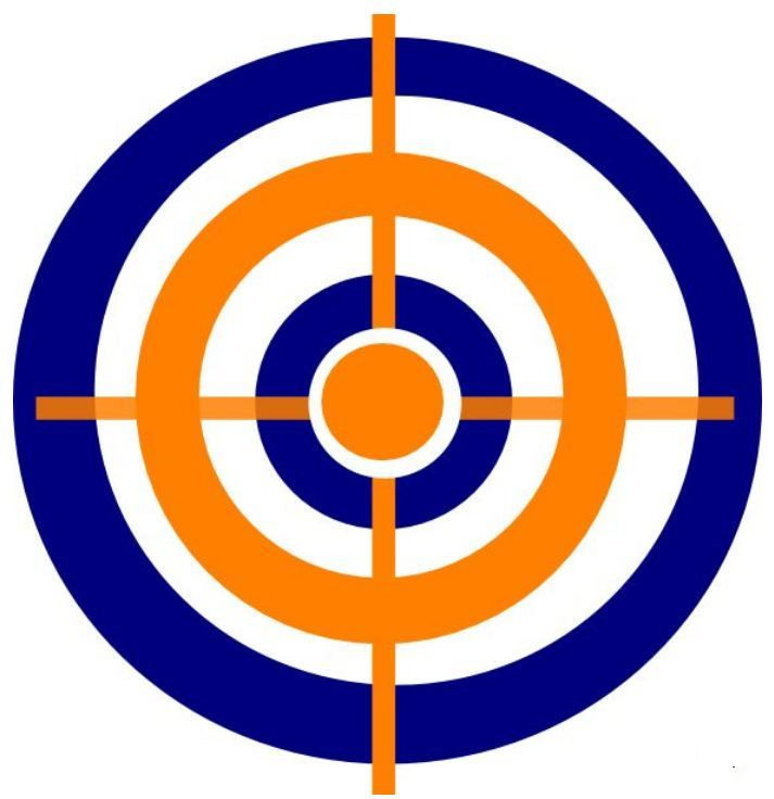 Nerf target cake topper icing or wafer