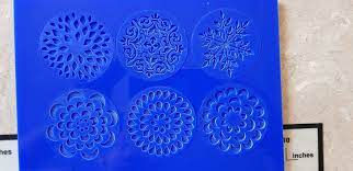 Thumbnail: Half A4 size board of flowery stamps