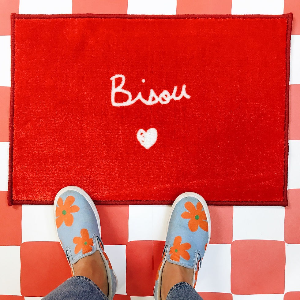 Miniature : Paillasson Bisou par Mathilde Cabanas