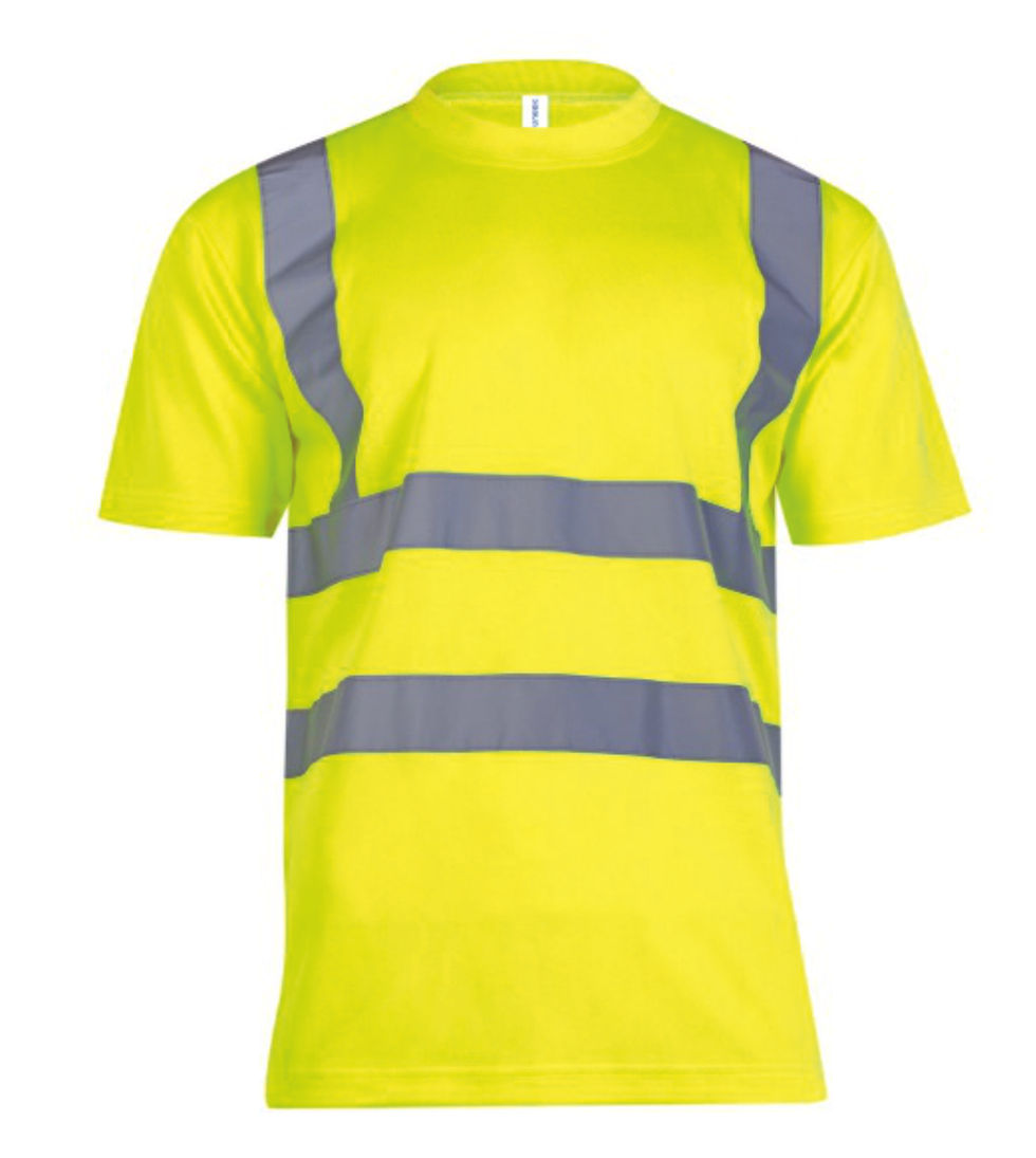 Thumbnail: yellow hi viz tshirt, hi vis tshirt mansfield, high visibility tshirt nottingham, high viz tshirt mansfield, hi viz ppe