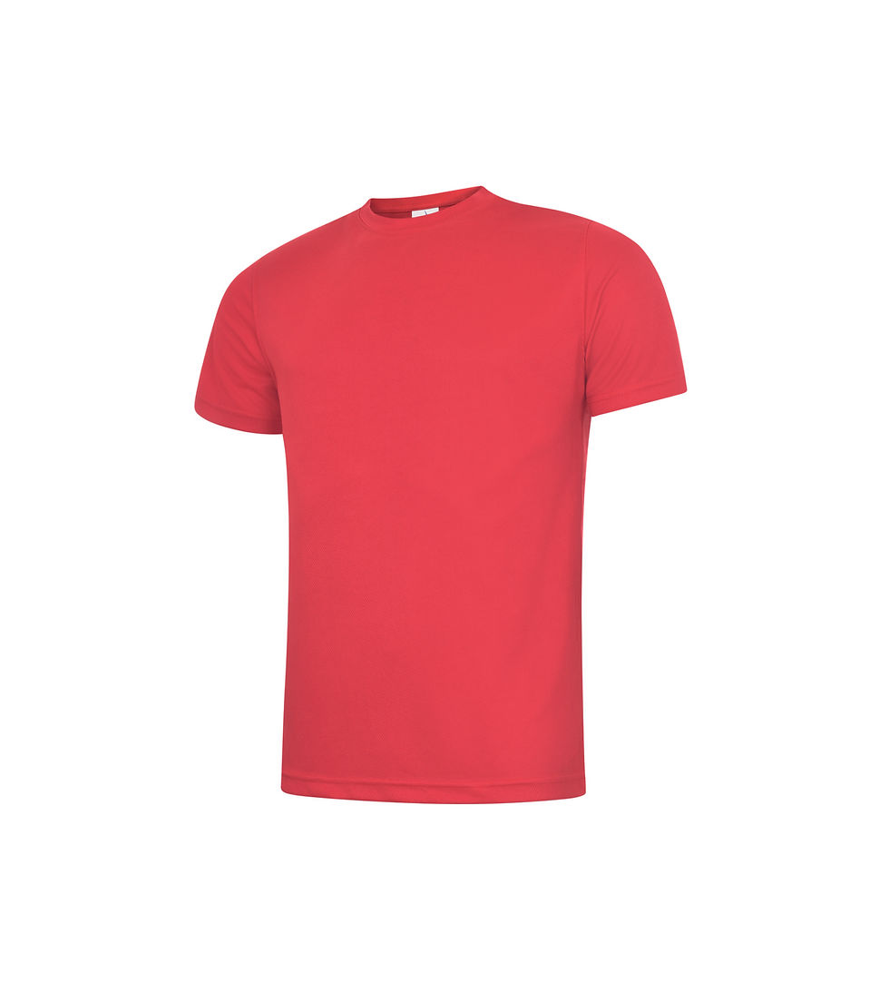 Thumbnail: UC315, Uneek, Red, Mens Cool Tshirt, Mens Ultra Cool Tshirt, Sport Tshirt Mansfield, Sports Tshirt Nottingham, Workwear