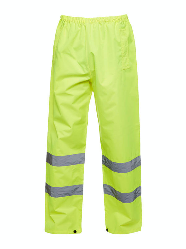 Thumbnail: Yellow hi vis trousers, high visibility trousers blidworth, hi viz trousers mansfield, safety clothing nottingham, ppe notts