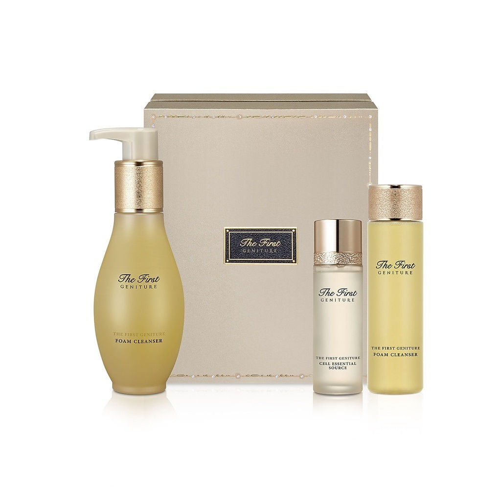 Bộ sữa rửa mặt tái sinh da Ohui The First Geniture Foam Cleanser Special Set