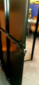 MH19, Plain Sheeted gate with key lock detail