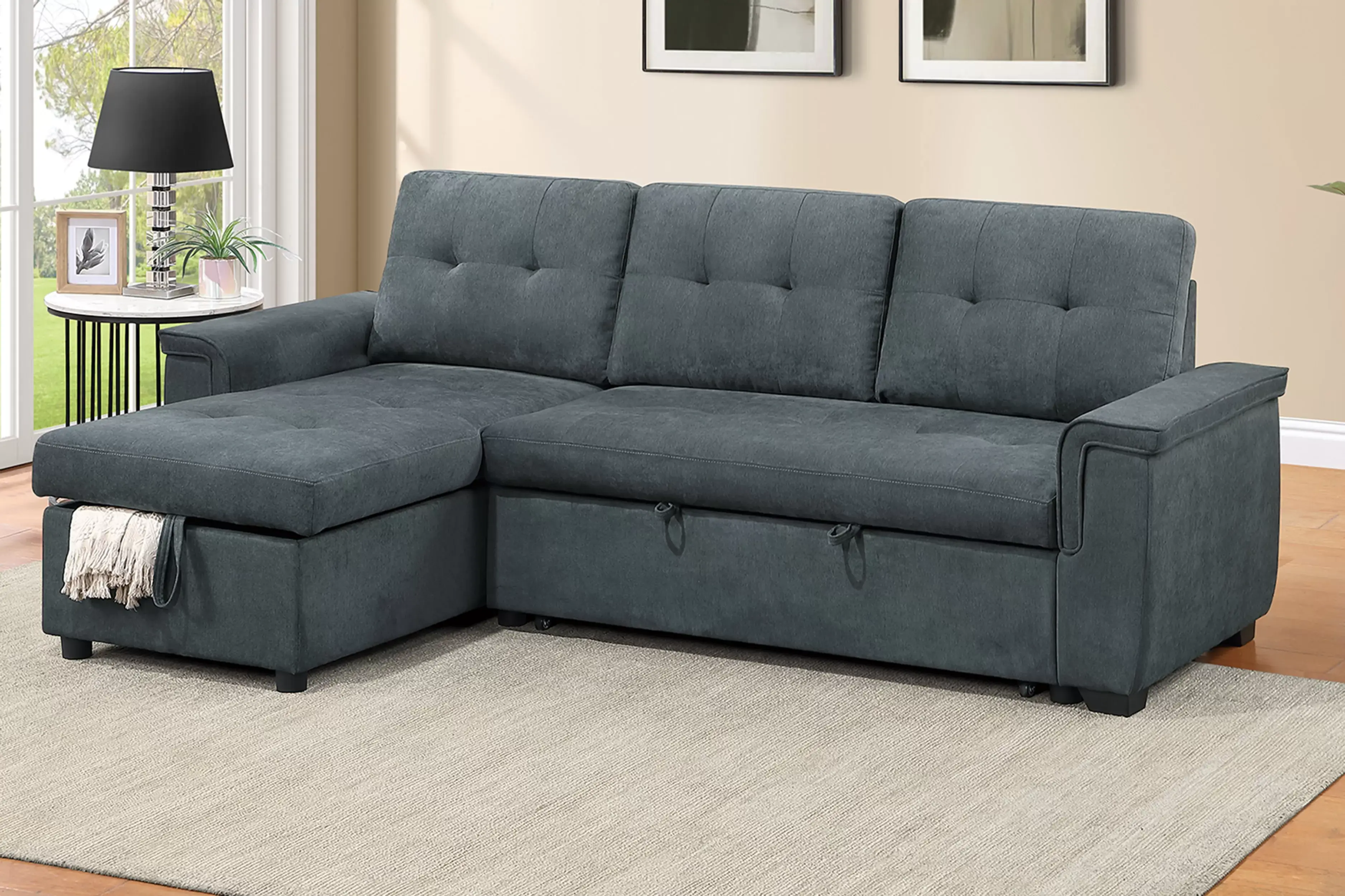 2-Piece Convertible Sectional