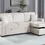 Thumbnail: Gray Convertible Sectional