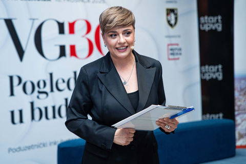 Katarina Moskatelo Spikerica i voditeljica programa na konferenciji VG30