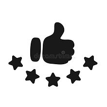 nivel-de-satisfacción-del-cliente-el-pulgar-se-mantuvo-con-las-calificaciones-estrellas-re