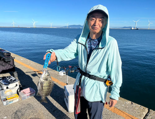 31㎝ 300m男鹿側 フカセ釣り