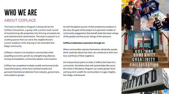 CoPlace Logan Heights Artists In Residence Program