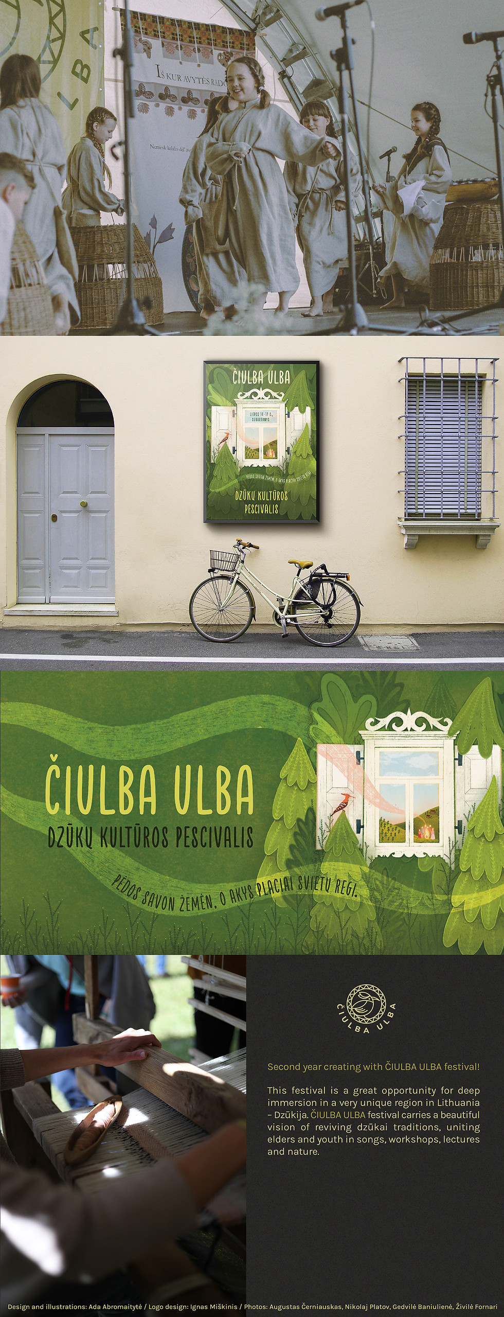 Čiulba Ulba dzūkų kultūros festivalis, Eglė Kašėtienė, Ada Abromaityte