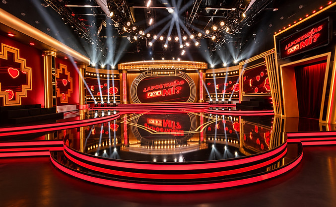 Estúdio de TV Neon_ Apostarias por Mim__